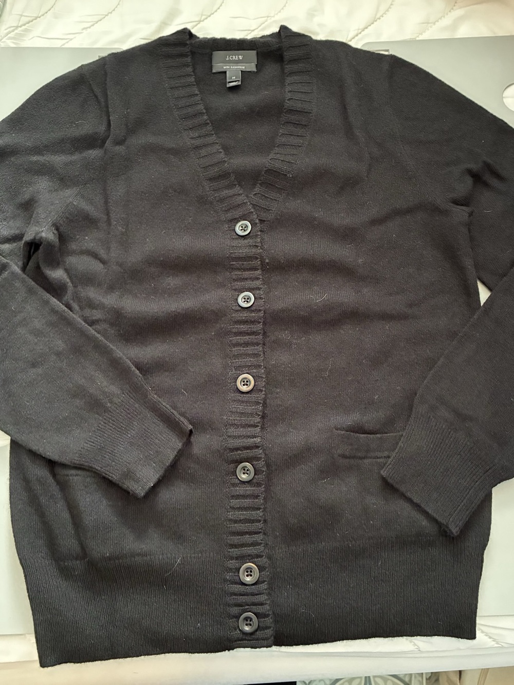 J. Crew Wool/Cashmere-blend Cardigan